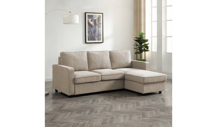 Kyoto Noah Corner Sofabed with Storage - Natural