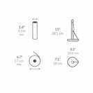 Simplehuman Paper Towel Holder With Spray Pump