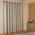 Habitat Stripe Blackout Eyelet Curtains - Rustic Blue - 117x137cm