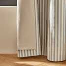 Habitat Stripe Blackout Eyelet Curtains - Rustic Blue - 117x137cm