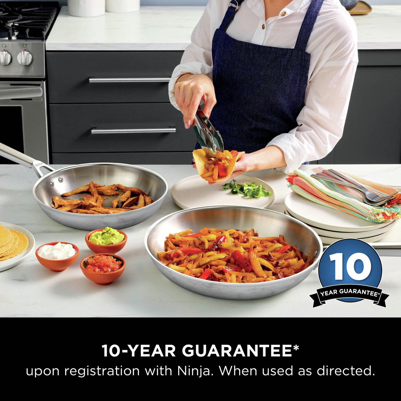 Ninja EverClad 24cm Stainless Steel Frying Pan