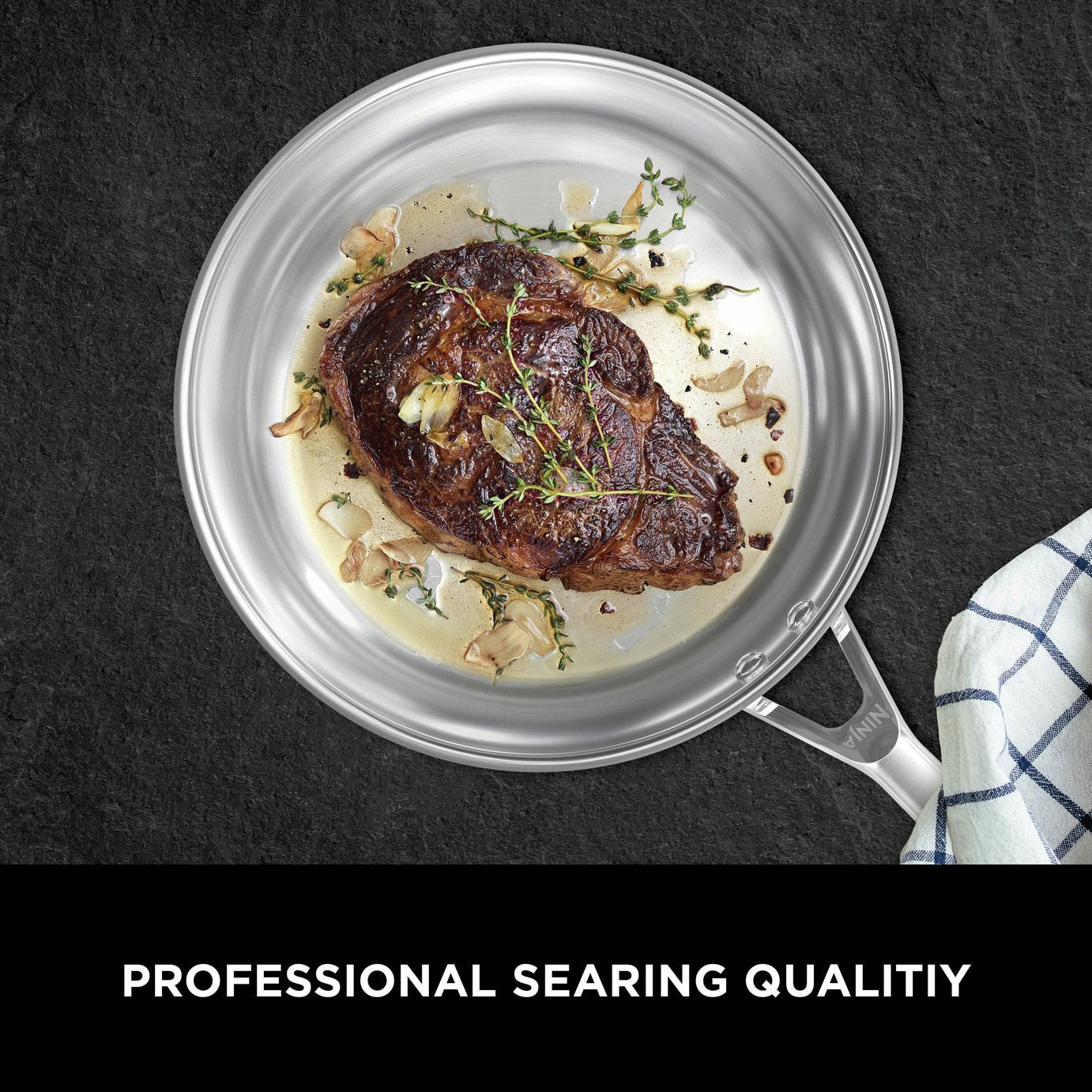 Ninja EverClad 24cm Stainless Steel Frying Pan
