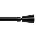 Argos Home Extendable Metal Trumpet Matte Black Curtain Pole - 165 - 300cm