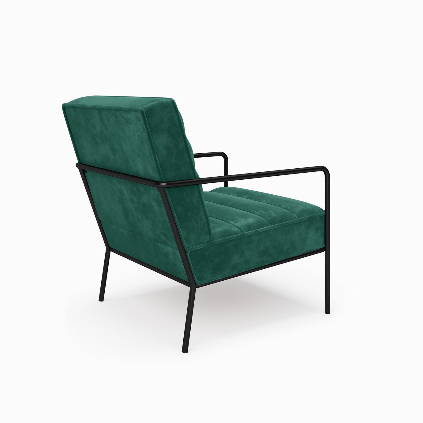 Dorel Bookham Velvet Accent Chair - Green