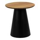 Furniture To Go Soli Round Coffee Table - Natural & Black
