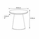 Furniture To Go Soli Round Coffee Table - Natural & Black