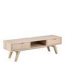 Furniture To Go A-Line 2 Drawer TV Unit - Natural
