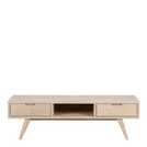 Furniture To Go A-Line 2 Drawer TV Unit - Natural