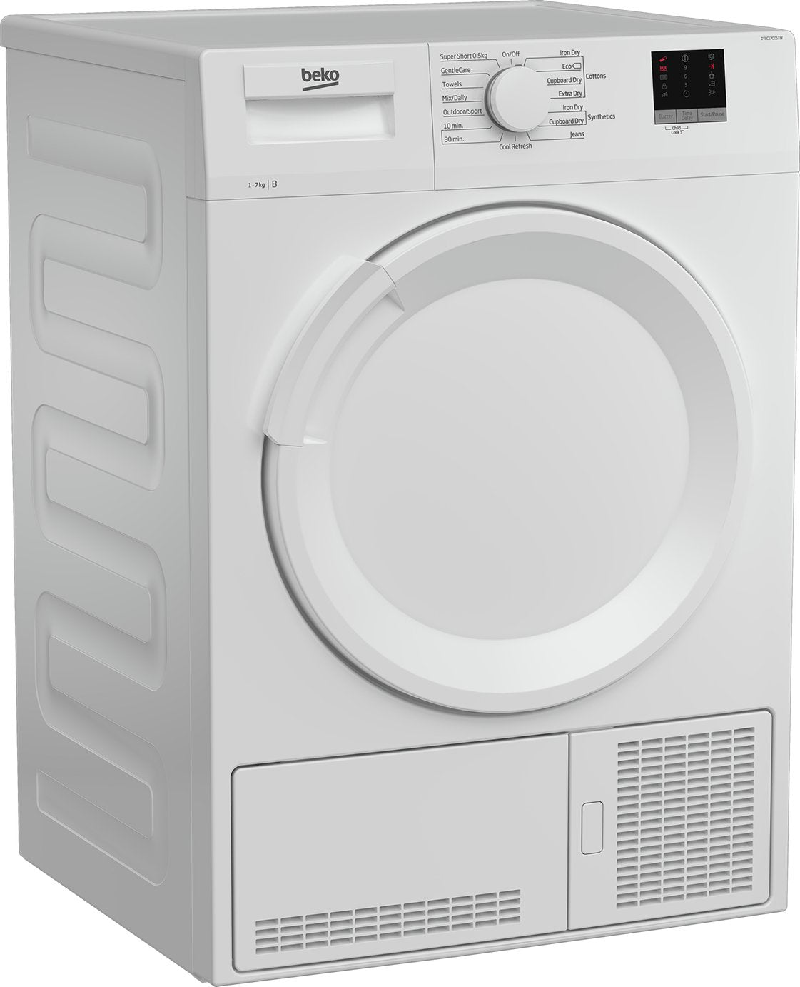 Beko DTLCE70051W 7KG Condenser Tumble Dryer - White