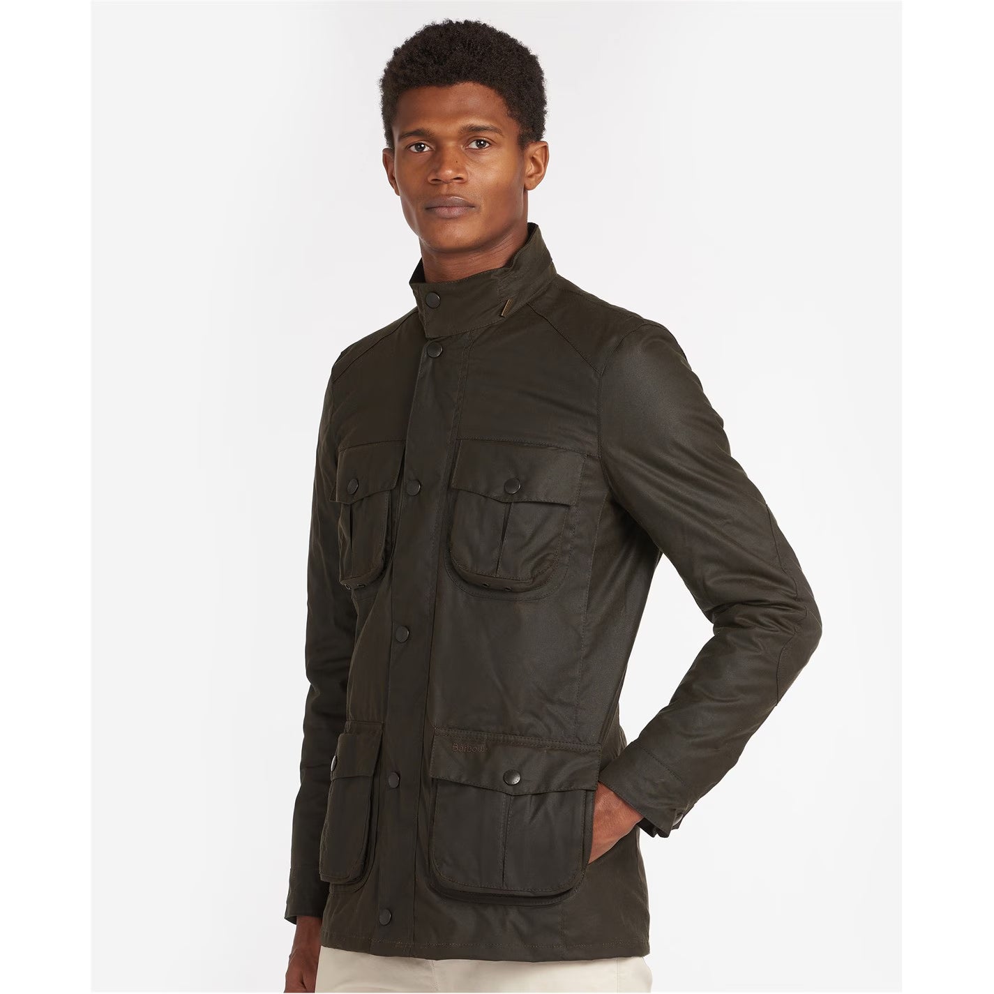 Barbour Men's Corbridge Water Resistant Waxed Tailored Fit Wax Jacket