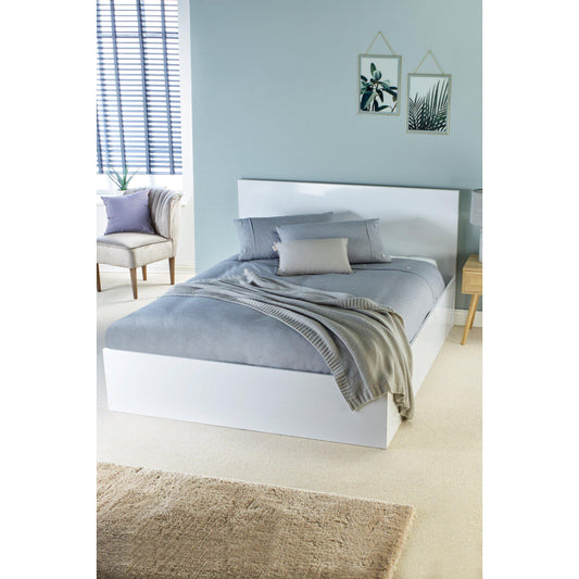 Homelife High Gloss Ottoman Bed