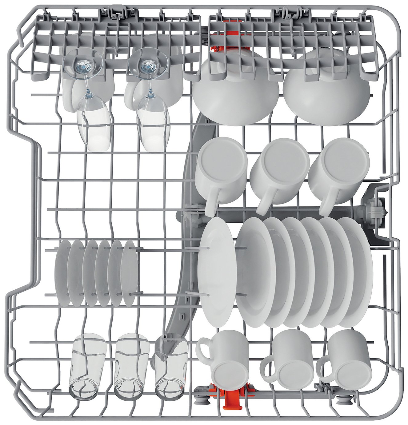 Hotpoint H2FHL626XUK Full Size Dishwasher - Stainless Steel
