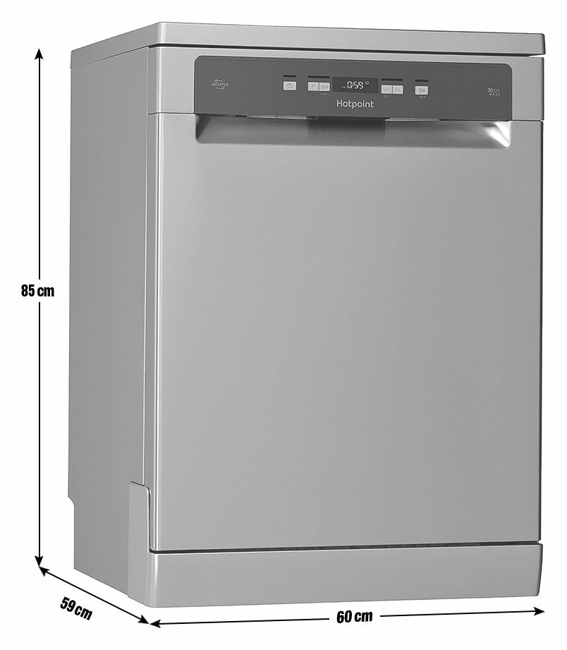 Hotpoint HFC 3C26 WC X UK Full Size Dishwasher - Silver
