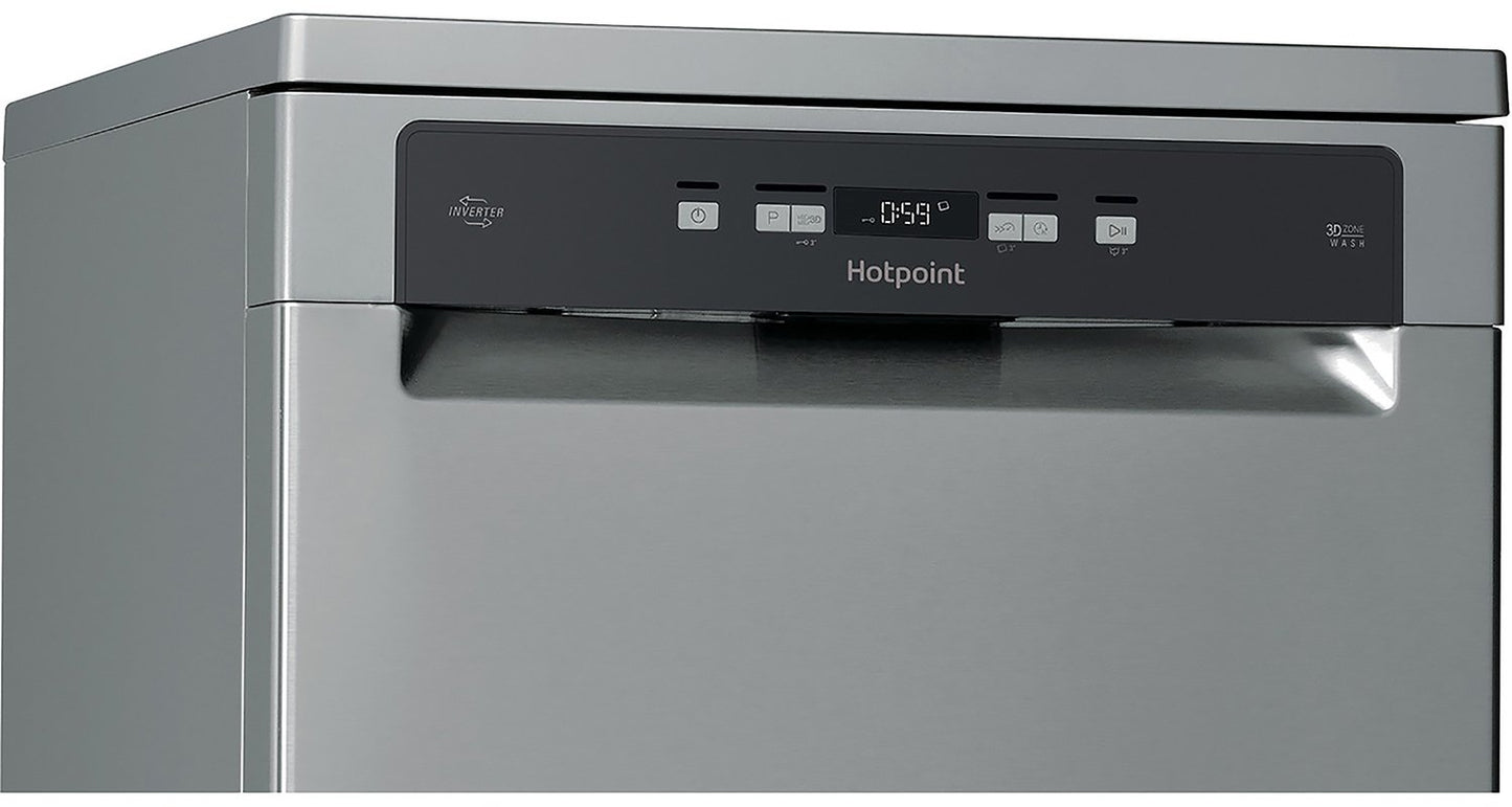 Hotpoint HFC 3C26 WC X UK Full Size Dishwasher - Silver