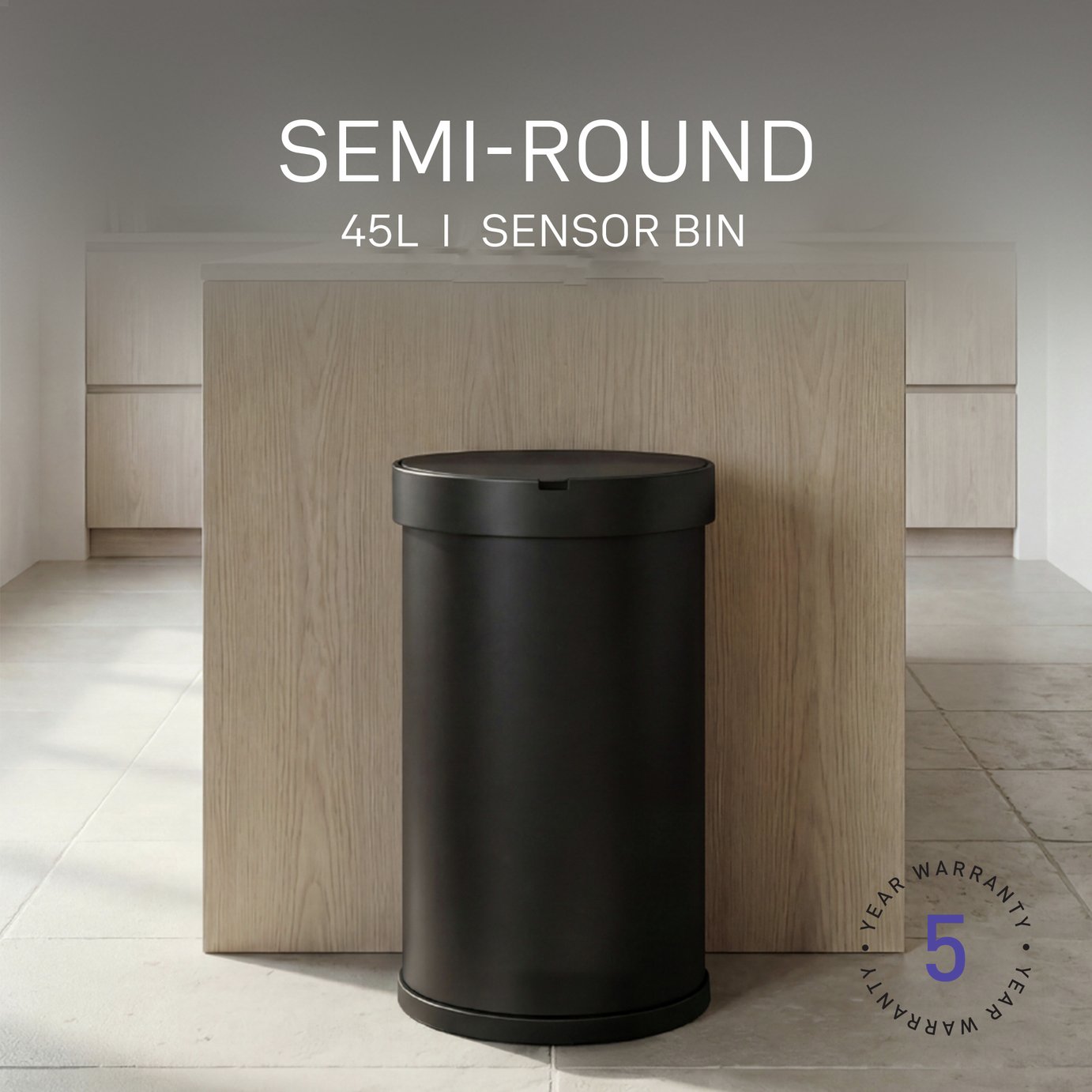 Simplehuman 45 Litre Stainless Steel Sensor Bin