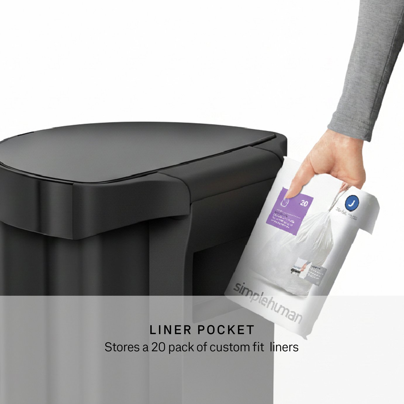 Simplehuman 45 Litre Stainless Steel Sensor Bin