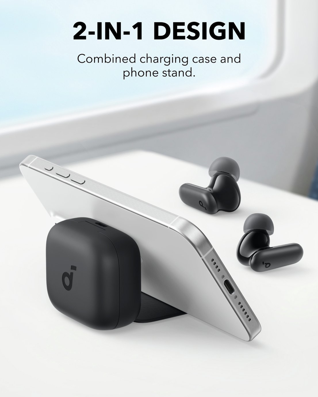 Soundcore R50i Noise-Cancelling True Wireless Earbuds - Black