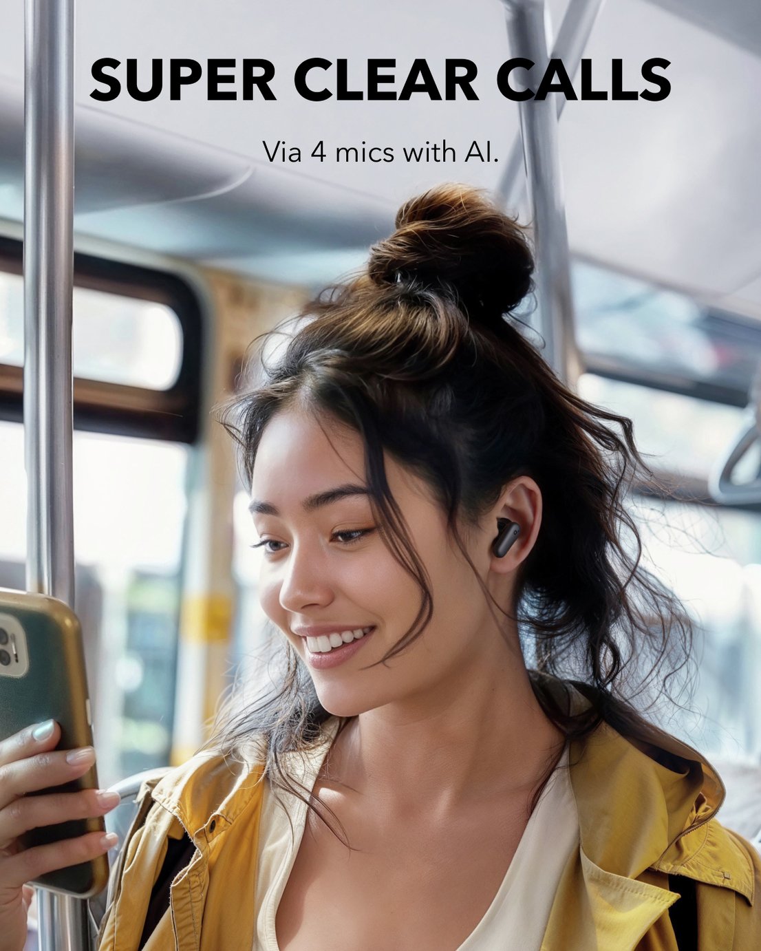 Soundcore R50i Noise-Cancelling True Wireless Earbuds - Black