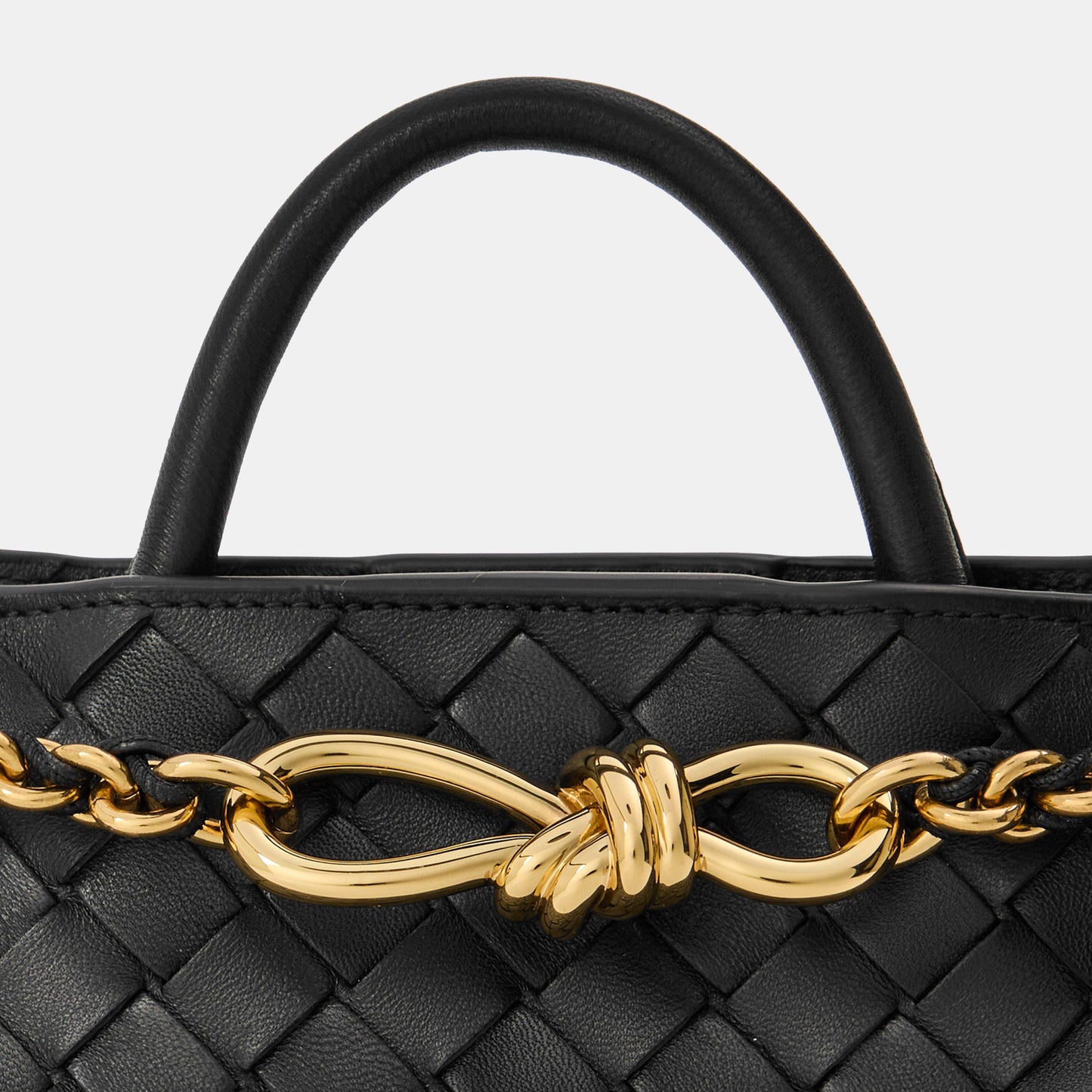Bottega Veneta Small Andiamo With Chain