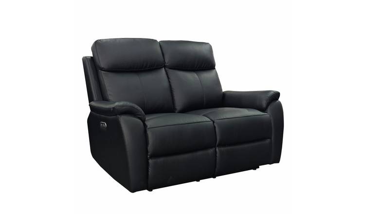 Aspire Kingsmere 2 Seater Power Recliner Sofa - Black