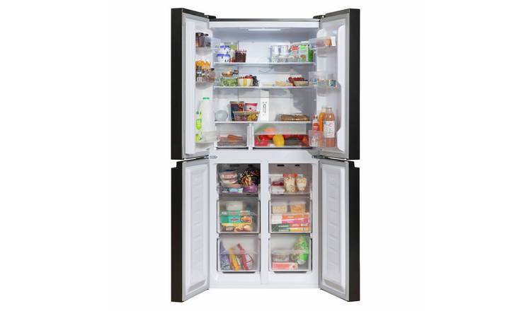 Russell Hobbs RH180A4FF802E1BS American Fridge Freezer-Black