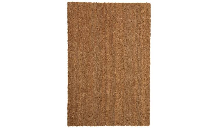 Argos Home Plain Natural Flatweave Doormat - 40x60cm