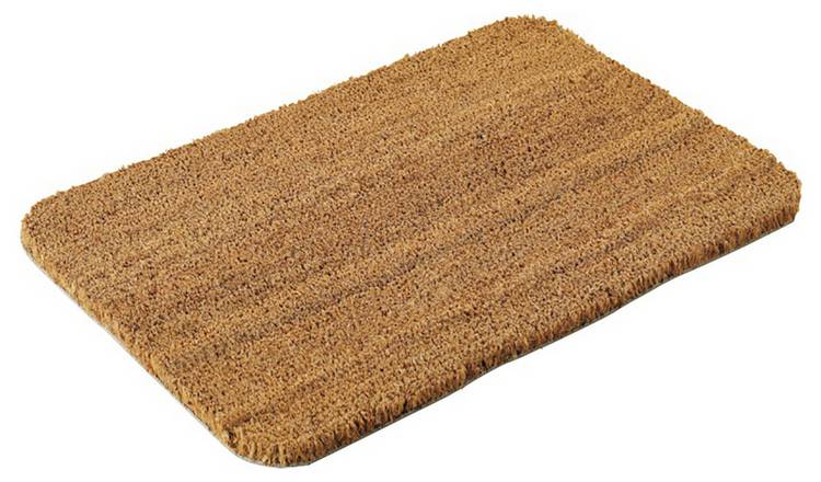 Argos Home Plain Natural Flatweave Doormat - 40x60cm