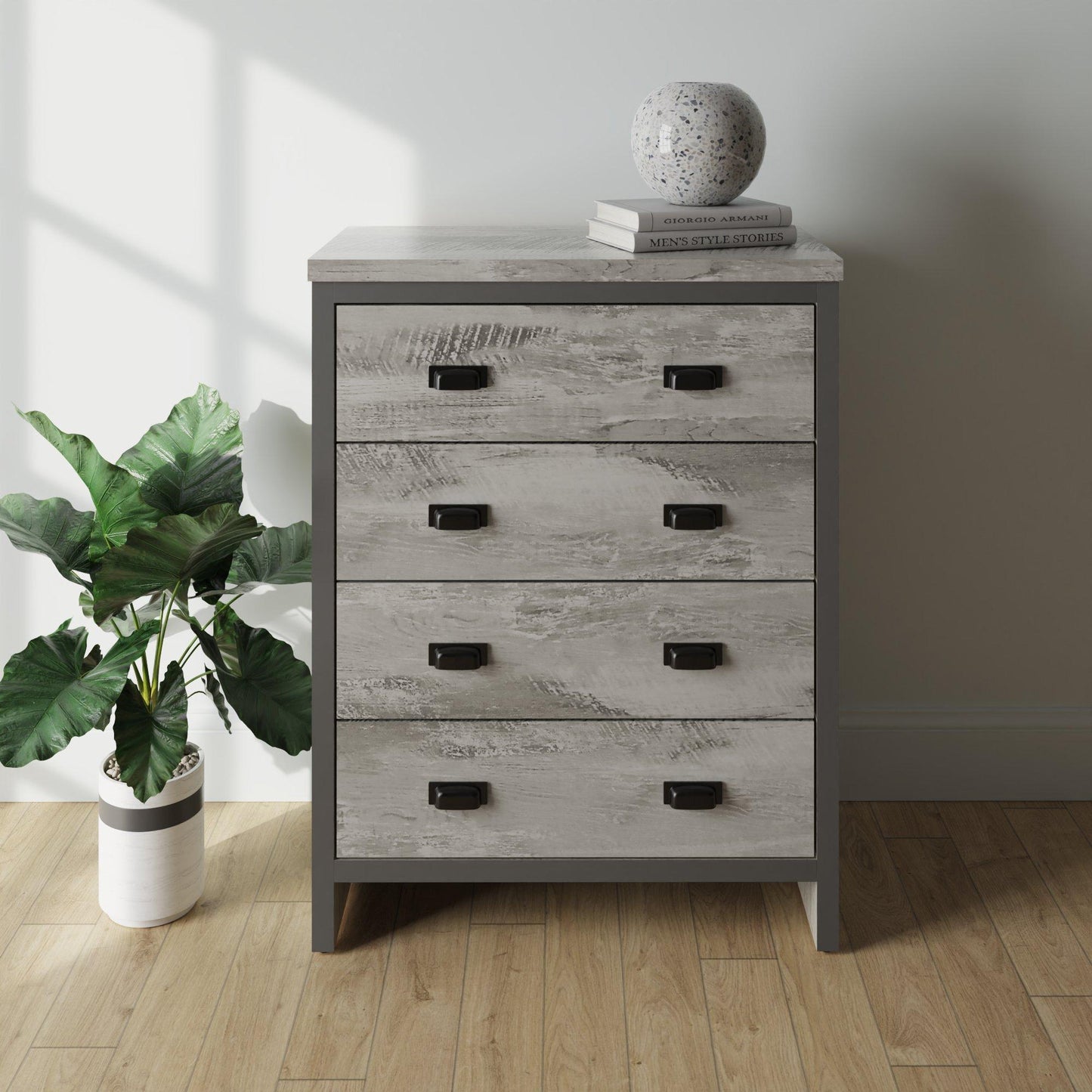 GFW Boston 4 Drawer Chest of Drawers