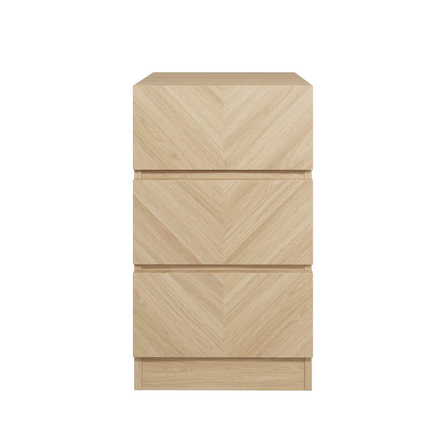 GFW Catania 3 Drawer Bedside Table