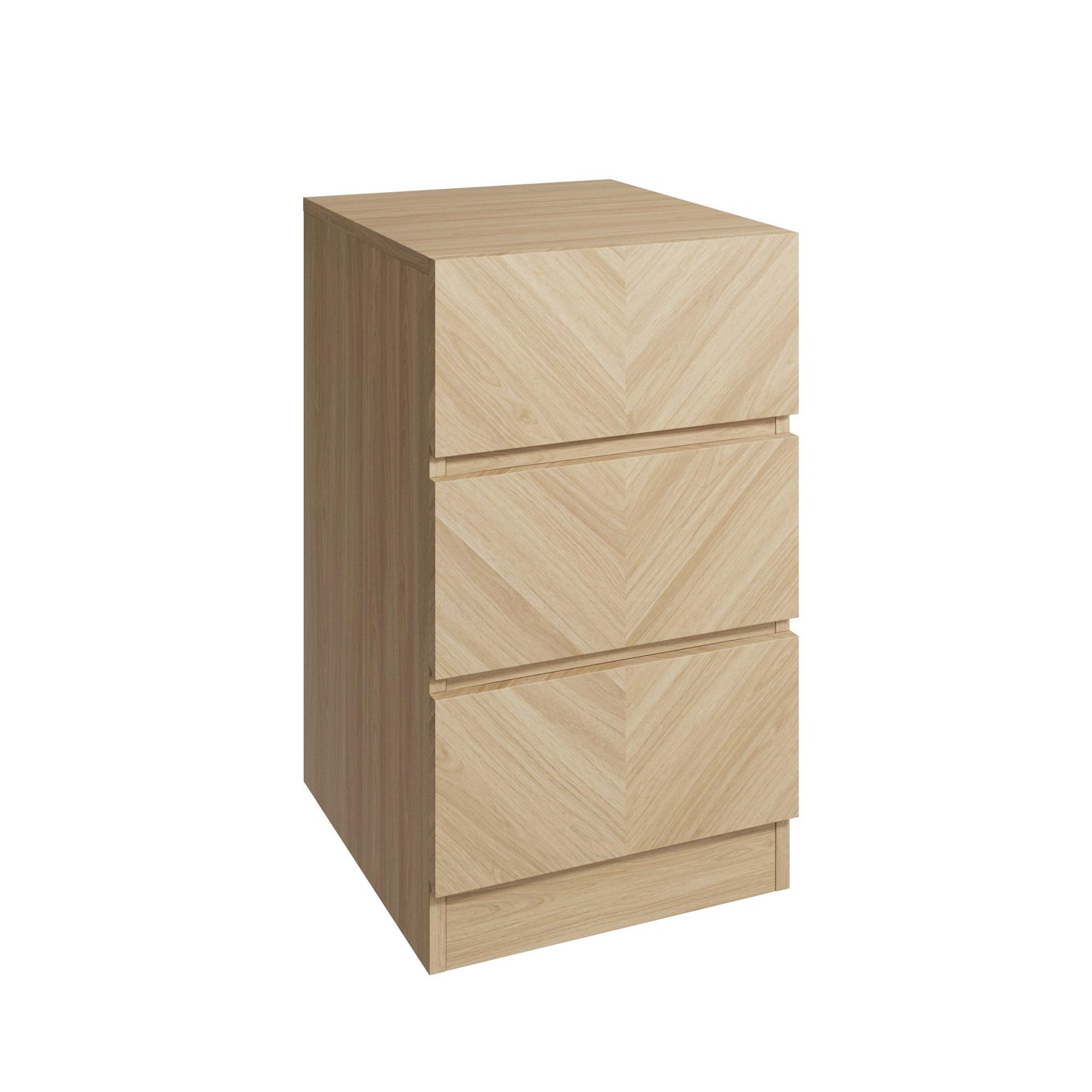 GFW Catania 3 Drawer Bedside Table