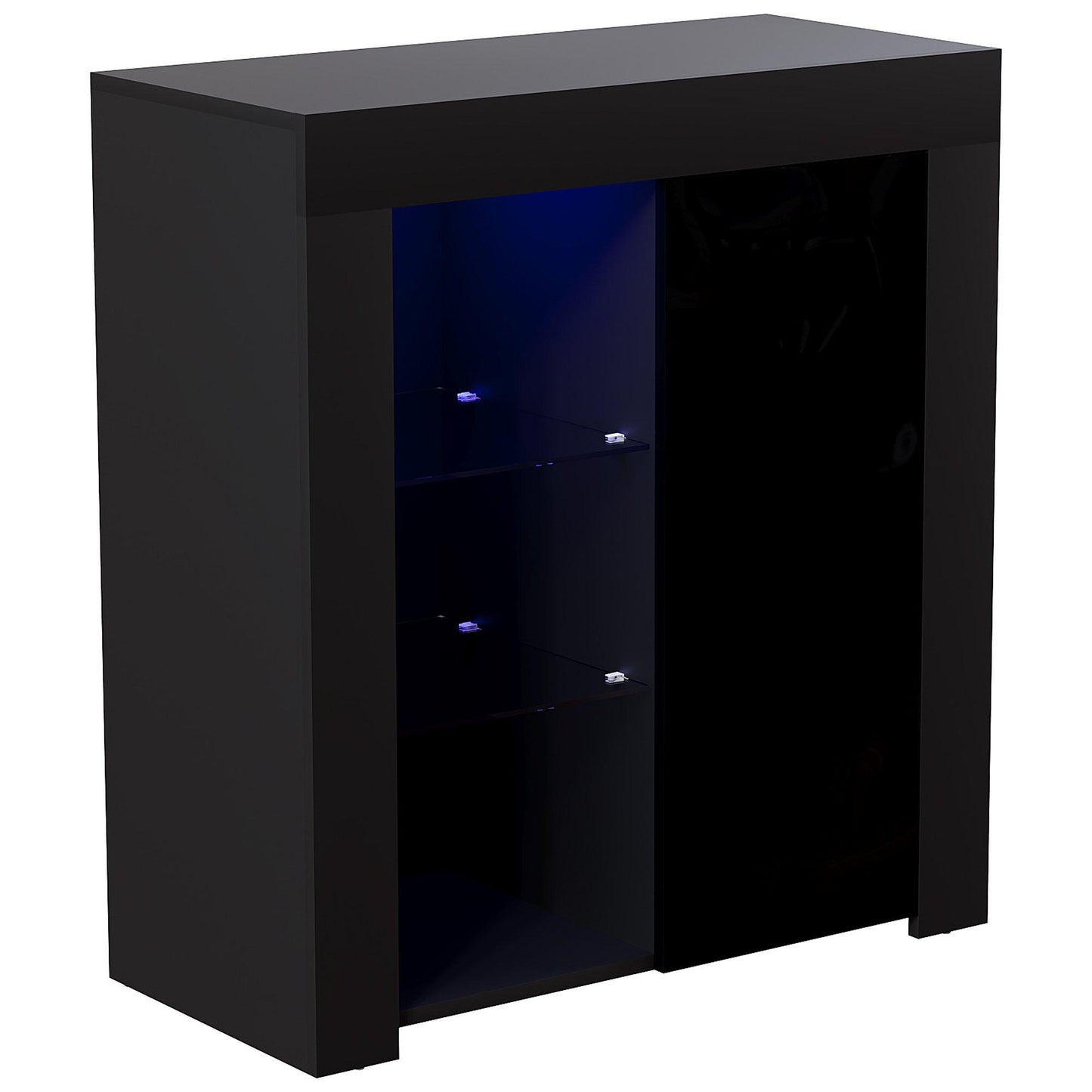Lassic Vida Designs Azura 1 Door Multi LED Sideboard