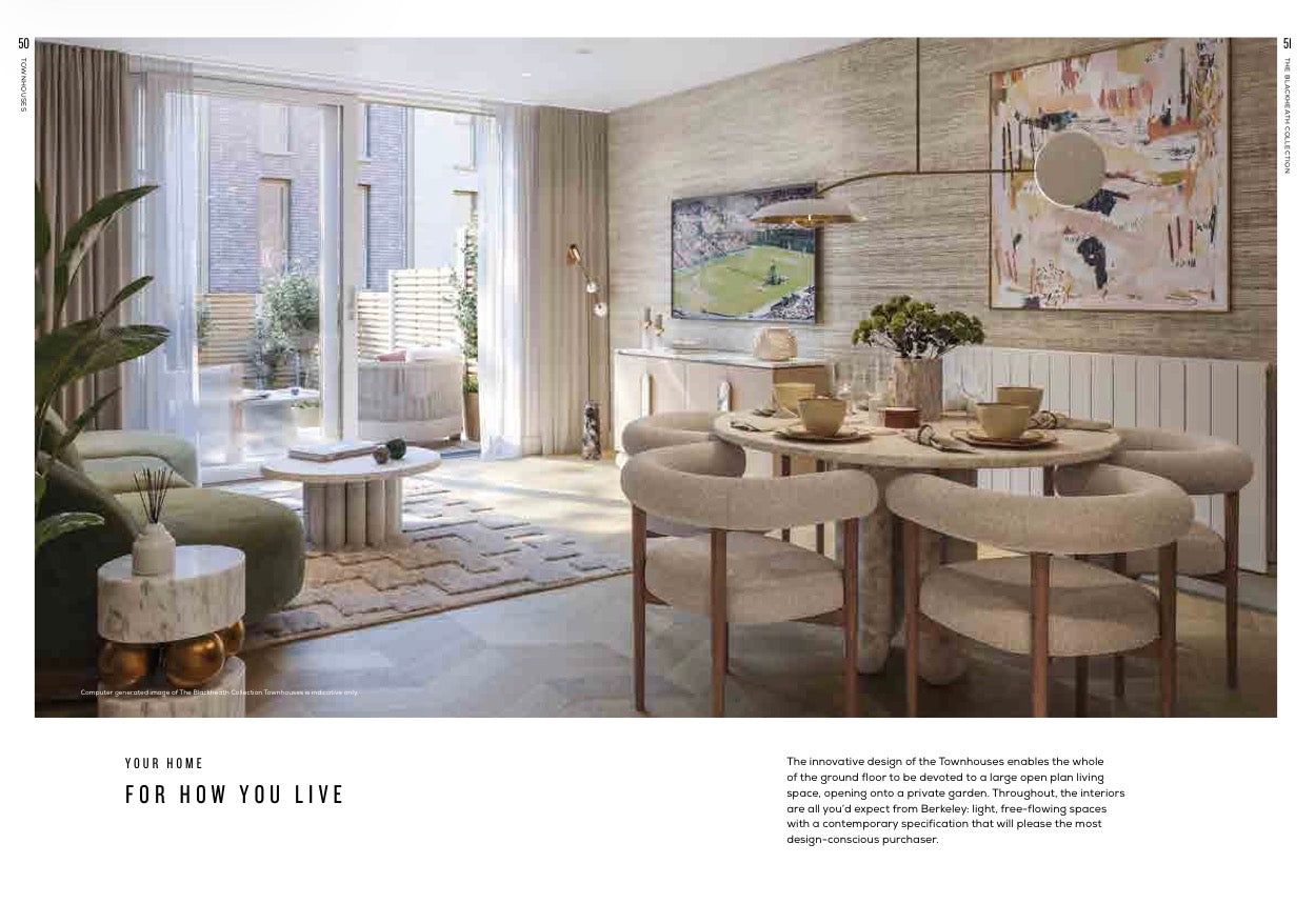 The Blackheath Collection Townhouses — Spacious 4 Bedroom — 3 Bathroom TownHomes — Greenwich SE3 9YY — Kidbrooke Village