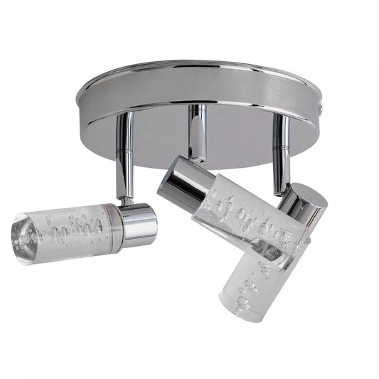 Argos Home Bubble Metal LED Bathroom Spotlight - Chrome