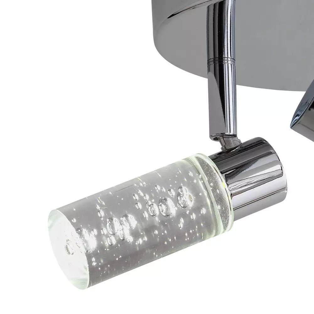 Argos Home Bubble Metal LED Bathroom Spotlight - Chrome