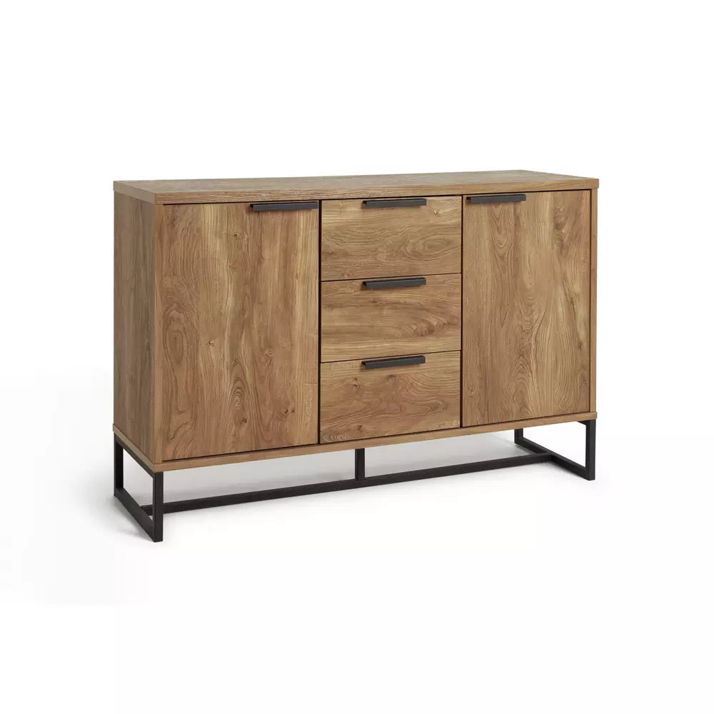 Habitat Nomad 2 Door 3 Drawer Sideboard - Natural