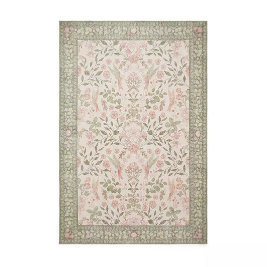 Think Rugs Versailles Green Flatweave Rug - 61x230cm