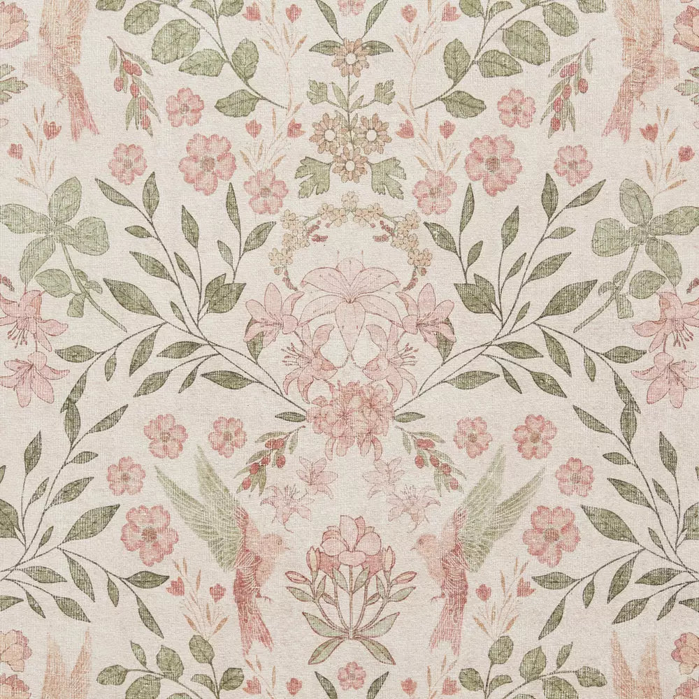 Think Rugs Versailles Green Flatweave Rug - 61x230cm