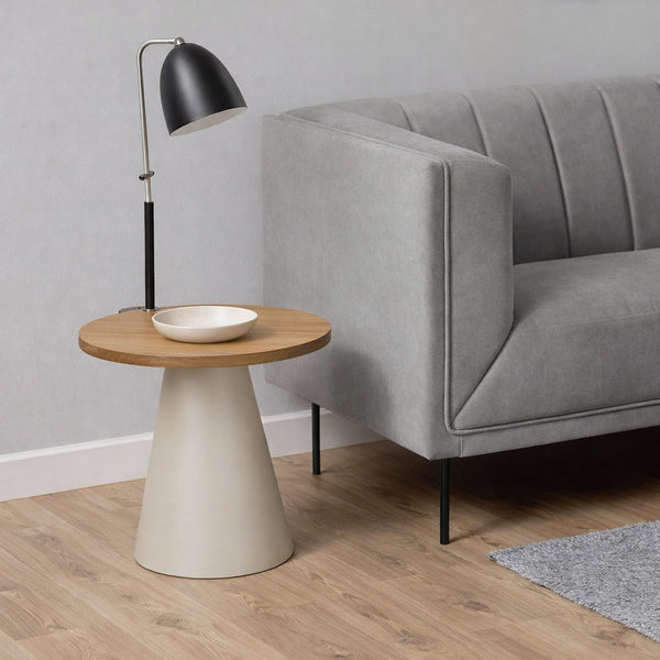 Furniture To Go Soli Round Coffee Table - Natural & Grey