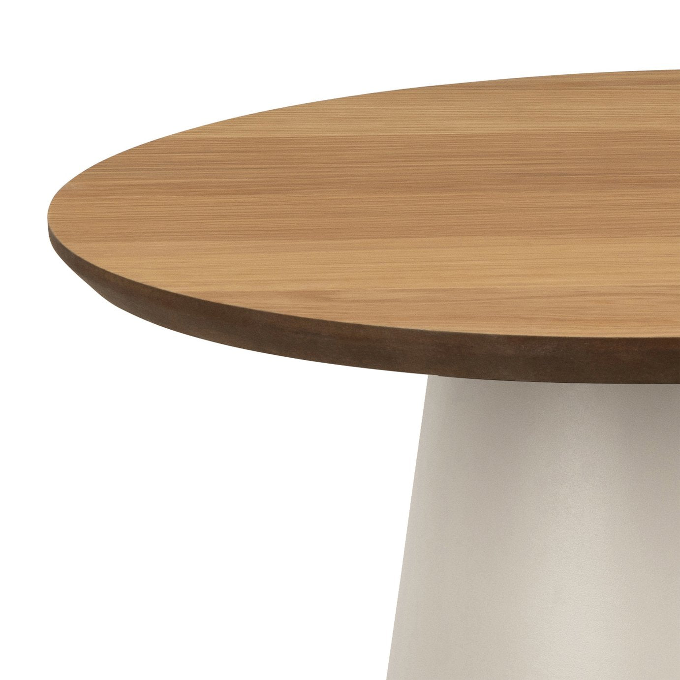 Furniture To Go Soli Round Coffee Table - Natural & Grey