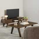 Furniture To Go A-Line 2 Drawer TV Unit - Walnut
