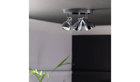 Argos Home Franklin 3 Light Spotlight - Chrome
