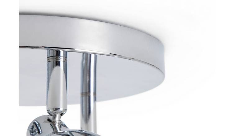 Argos Home Franklin 3 Light Spotlight - Chrome