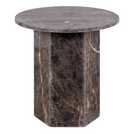 Furniture To Go Naxos Round Side Table - Dark Brown