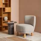 Furniture To Go Naxos Round Side Table - Dark Brown