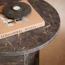 Furniture To Go Naxos Round Side Table - Dark Brown