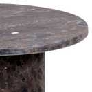 Furniture To Go Naxos Round Side Table - Dark Brown