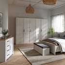Furniture To Go Bohol 1 Door 4 Drawer Sideboard - White