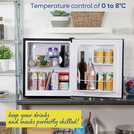 Russell Hobbs RHTTLF2E1B Table Top Fridge - Black