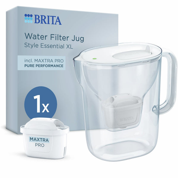 BRITA Style Essential 3.6L XL Water Filter Jug - White