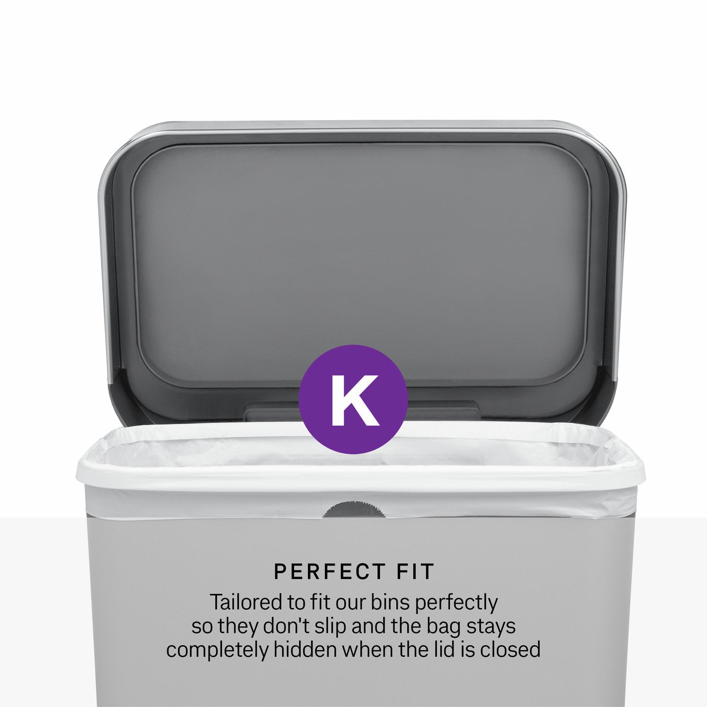 Simplehuman 45L Code K Bin Liners - Pack Of 100